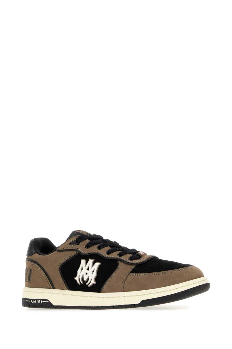 Brown Color Block Sneakers 2