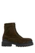 Brown Solid Strike Boots 1