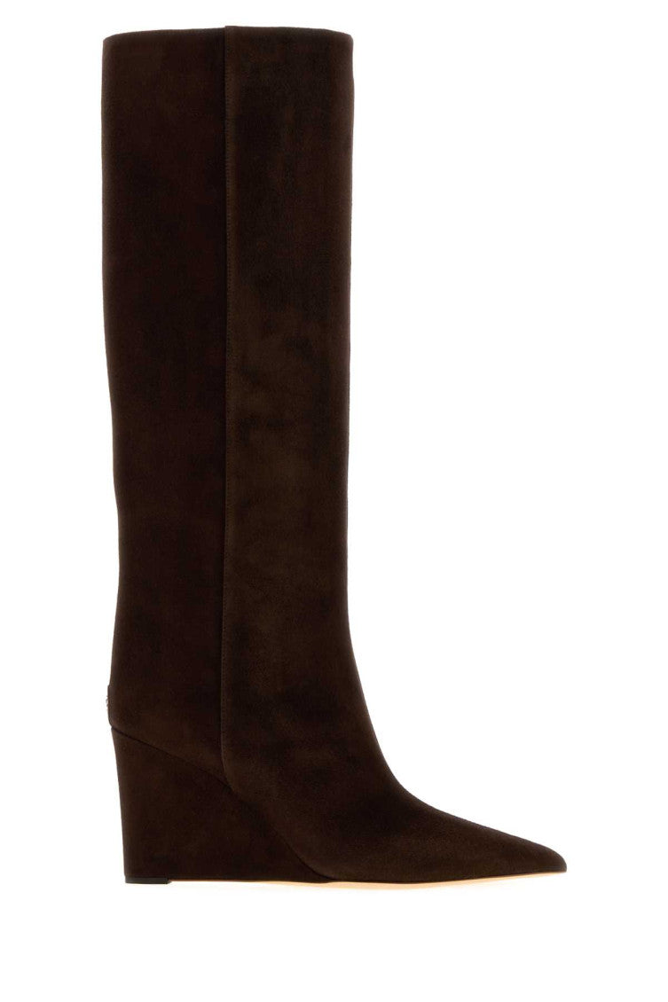 Brown Solid Boots 1