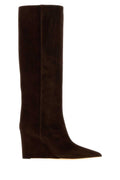 Brown Solid Boots 1