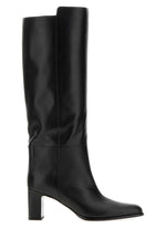Black Solid Boots 1
