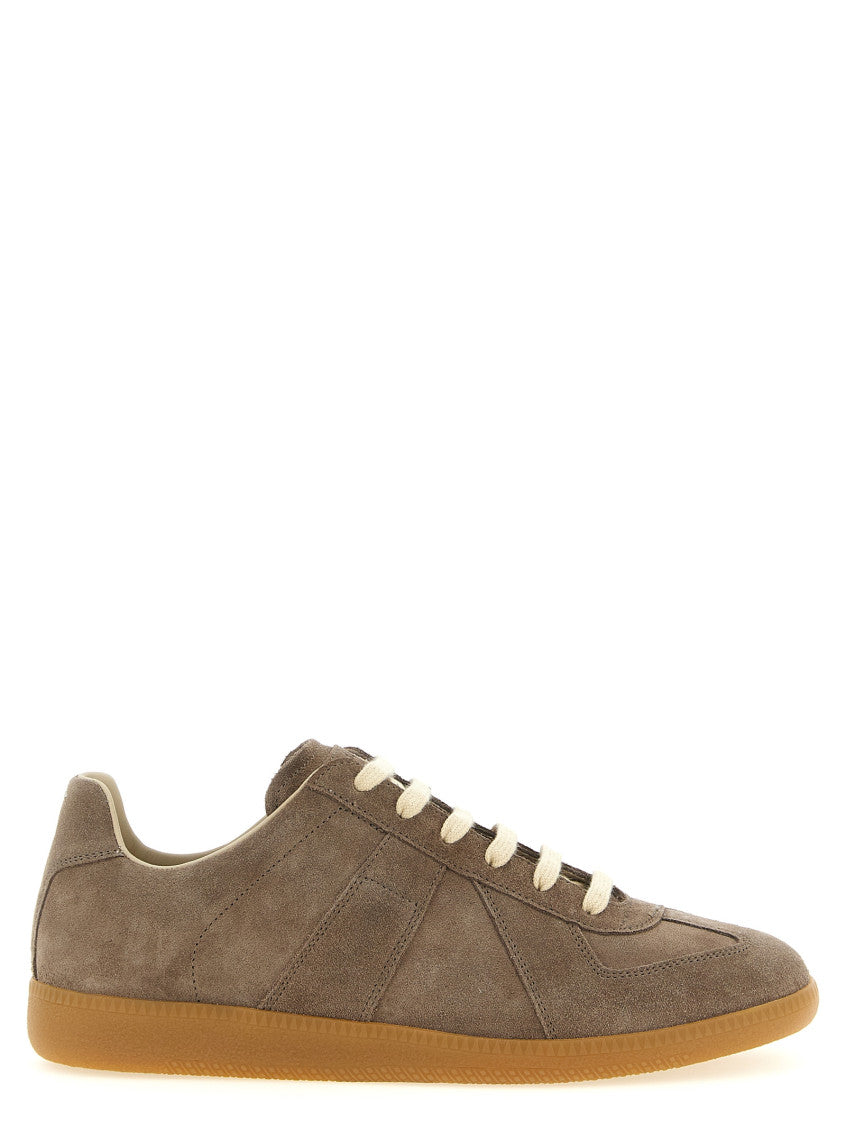 Brown Lace Up Sneakers 1