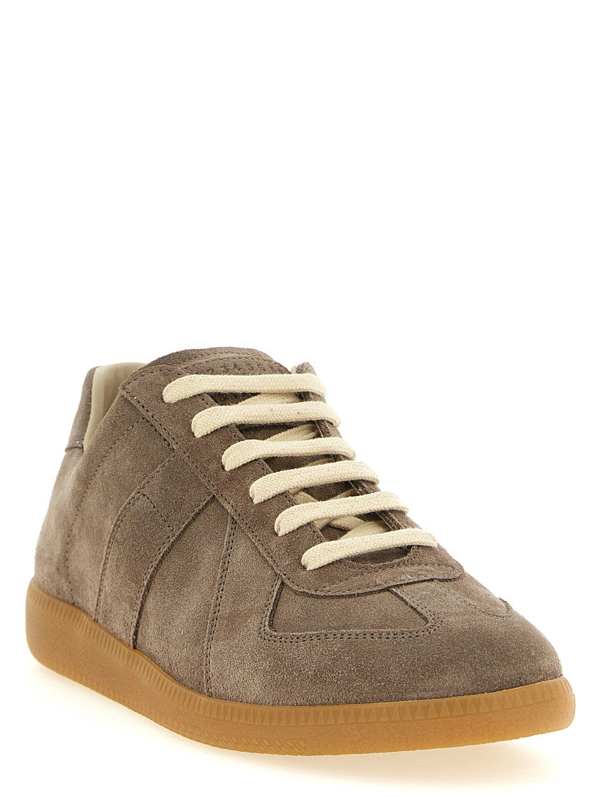 Brown Lace Up Sneakers 2