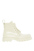 White Lace Up Boots 1