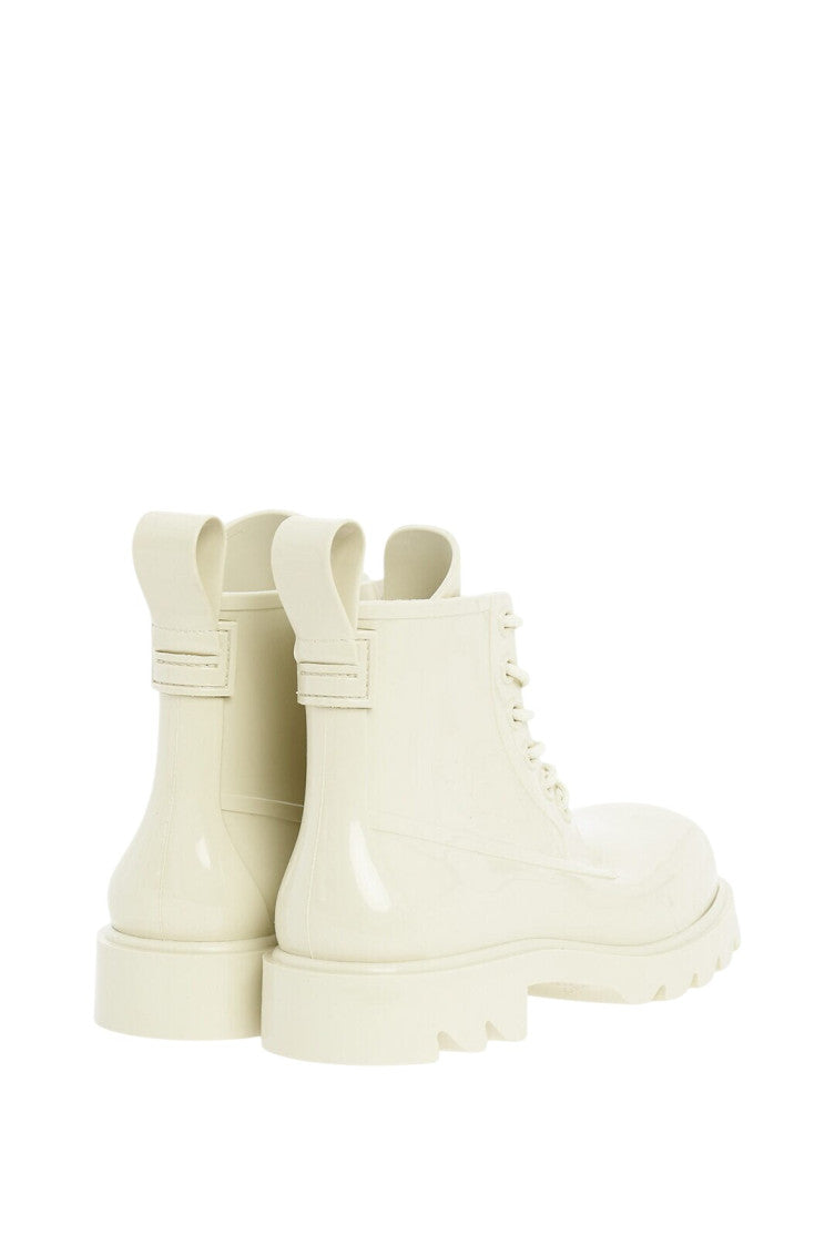 White Lace Up Boots 3