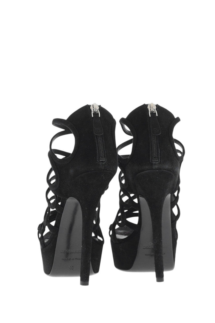 Black Suede Heels 2