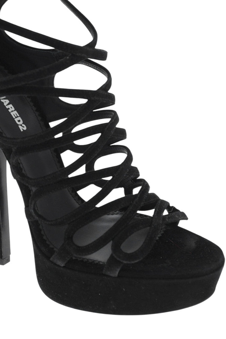 Black Suede Heels 4