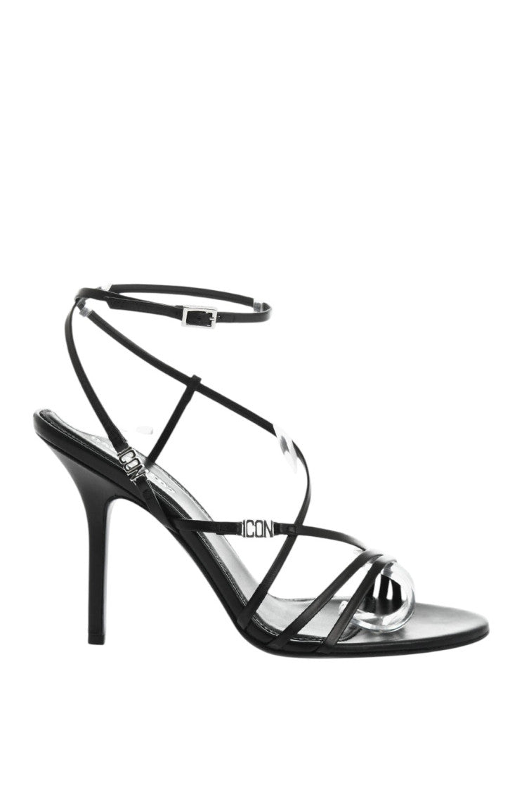 Black Logo Heels 1