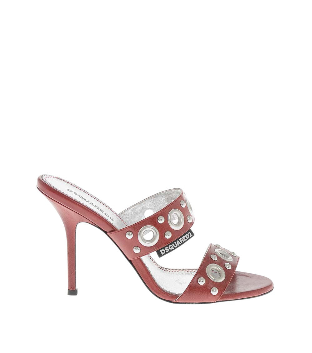 Red Leather Heels 1