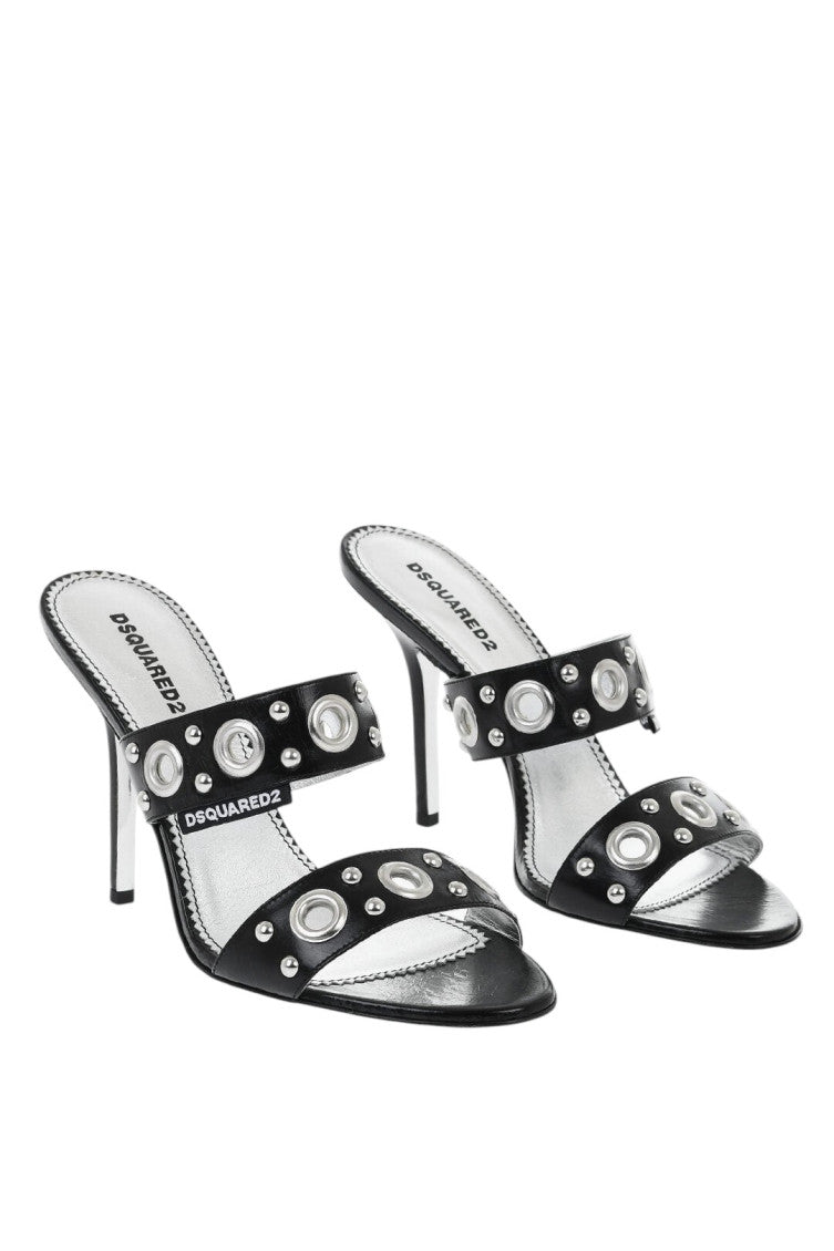 Black Leather Heels 2