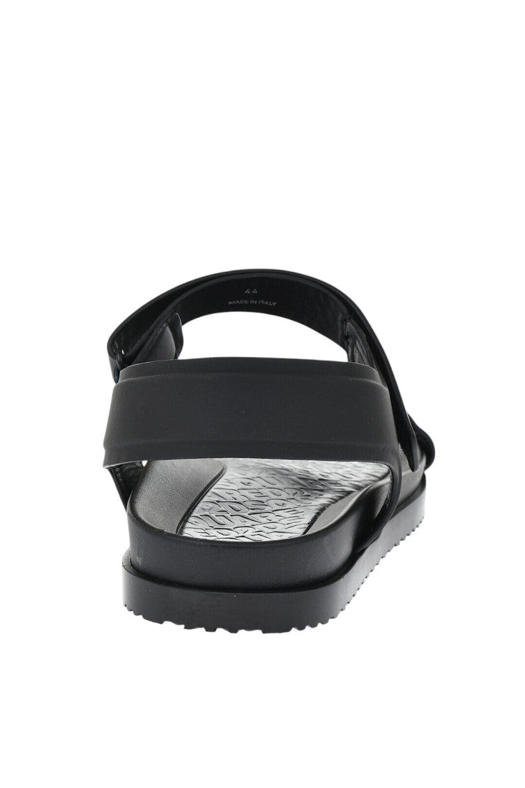 Black Leather Sandals 2