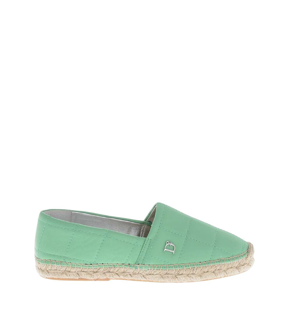 Green Leather Espadrilles 3