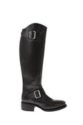 Brown Leather High Boots 1