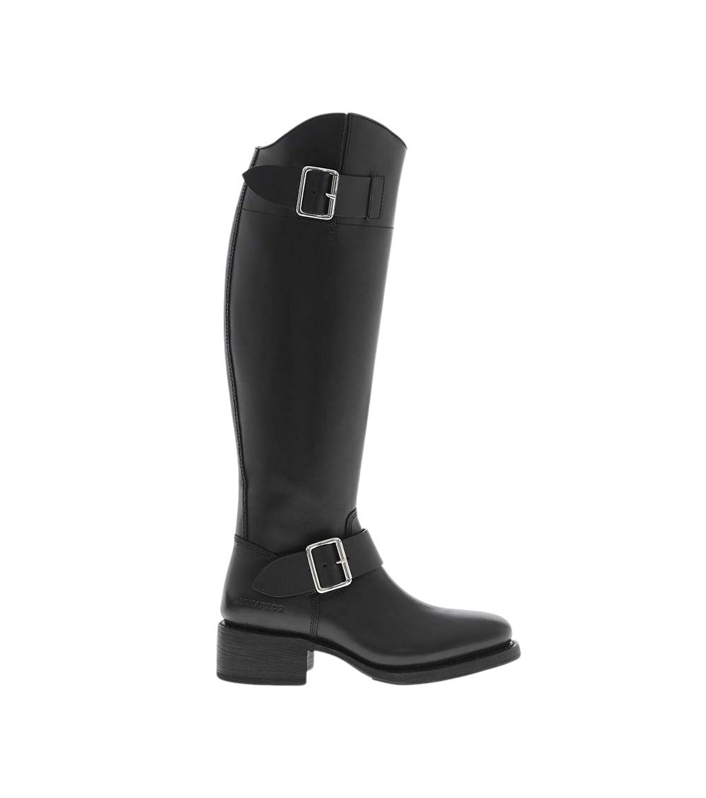 Black Leather Boots 1