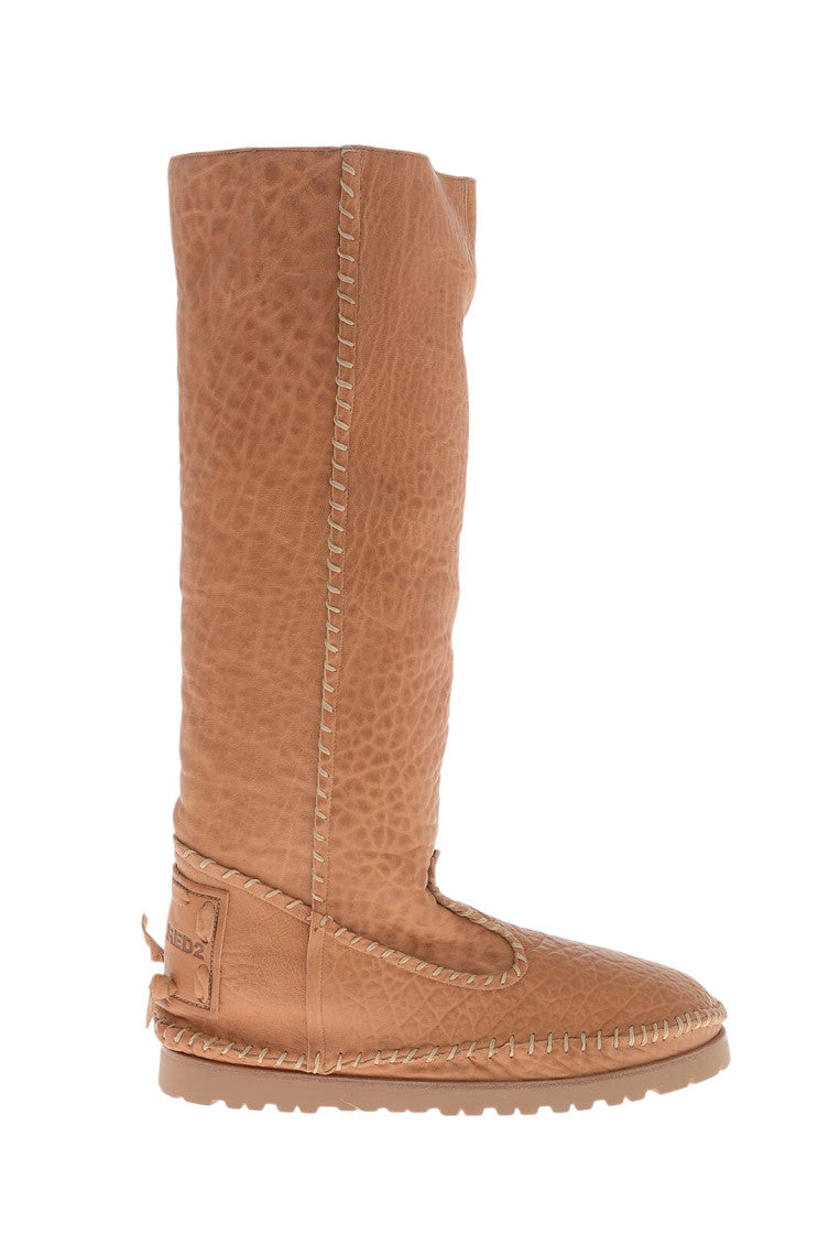 Brown Vintage Leather Boots 3