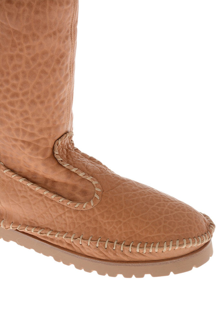 Brown Vintage Leather Boots 4