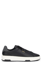 Black Leather Sneakers 1