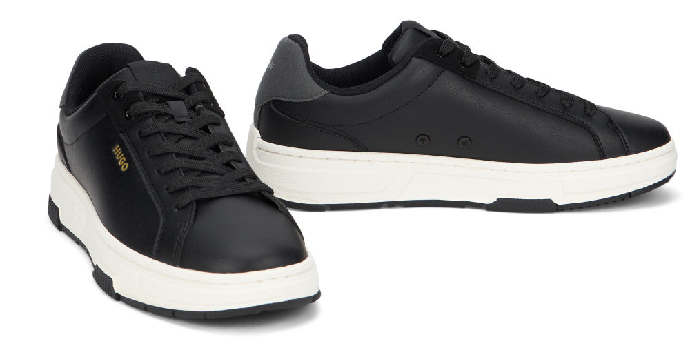 Black Leather Sneakers 2