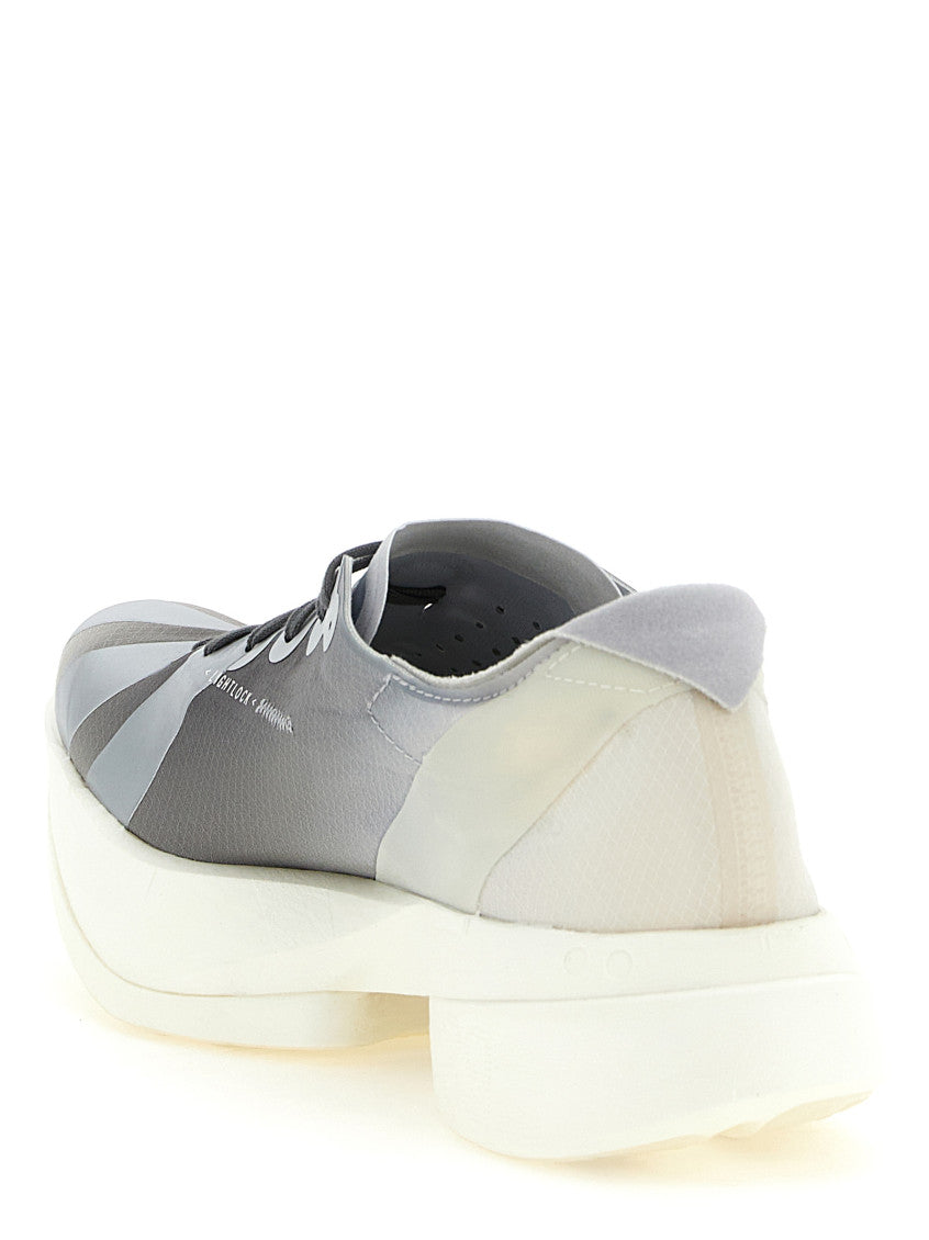 White Lace-up Sneakers 3