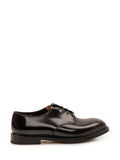 Brown Solid Lace Up Shoes 1