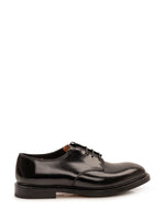 Brown Solid Lace Up Shoes 1