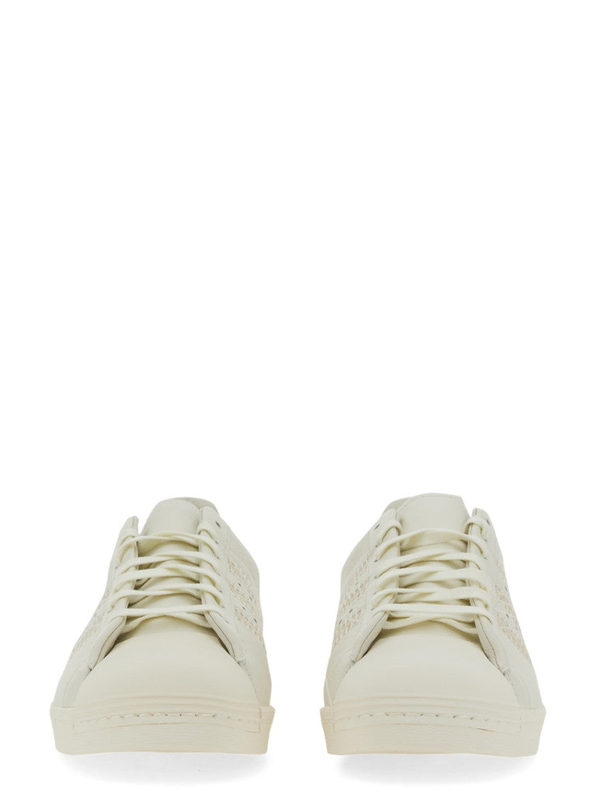 White Lace-up Sneakers 4