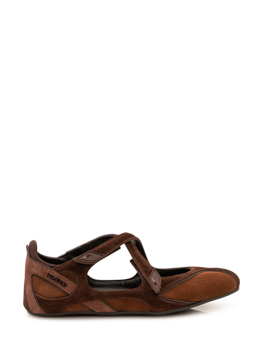 Brown Round toe Ballet Flats 1