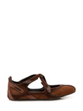 Brown Round toe Ballet Flats 1