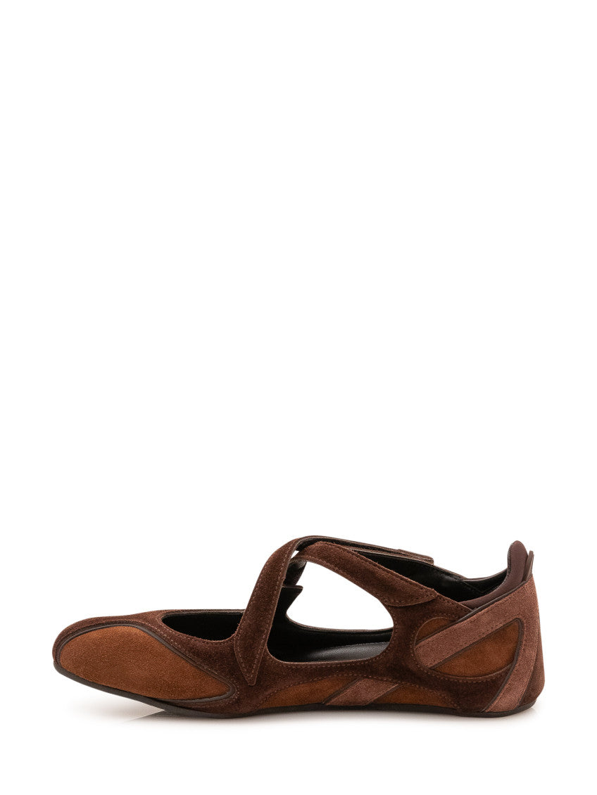 Brown Round toe Ballet Flats 4