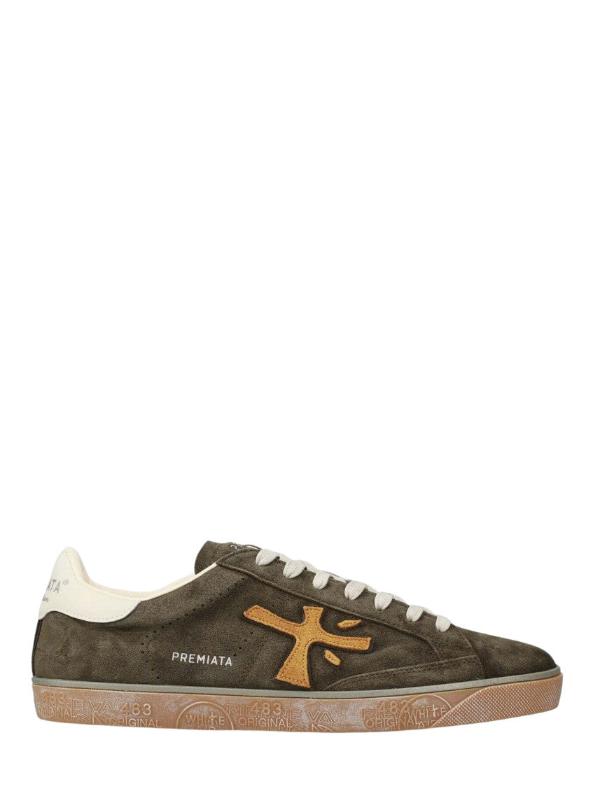 Brown Logo Sneakers 1