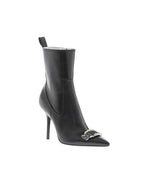 Black Leather Ankle Boots 1