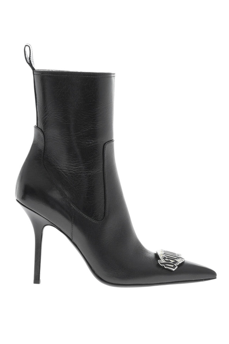 Black Leather Ankle Boots 3