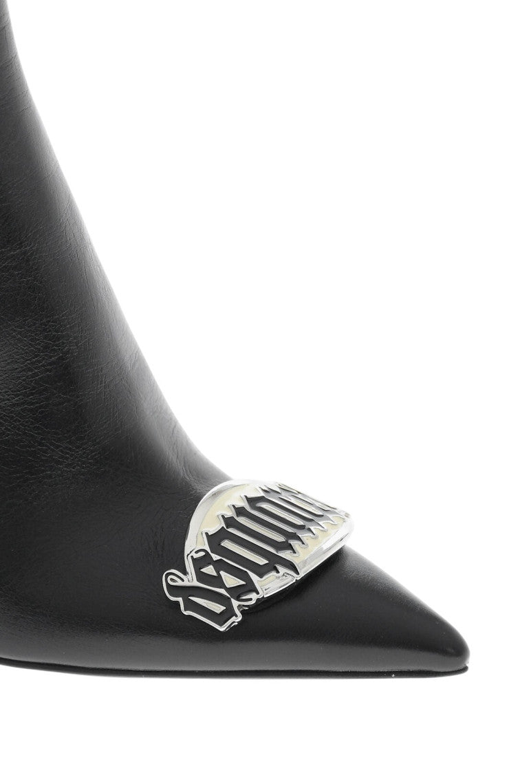 Black Leather Ankle Boots 4