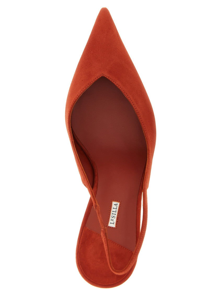 Red Slingback Pumps 4