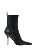 Black Point-Toe Ankle Boots 1