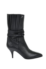 Black Leather Ankle Boots 1
