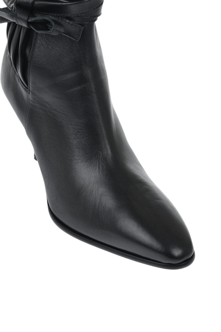 Black Leather Ankle Boots 3