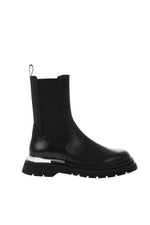 Black Leather Chelsea Boots 1