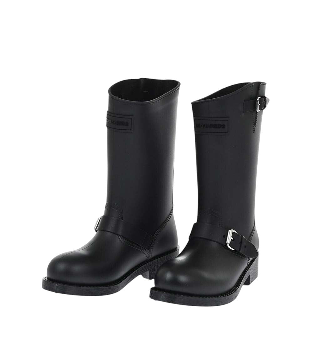 Black Leather Ankle Boots 3