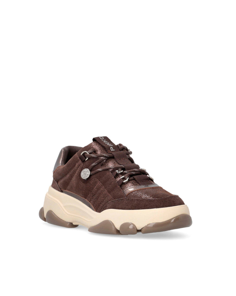 Brown Logo Sneakers 2