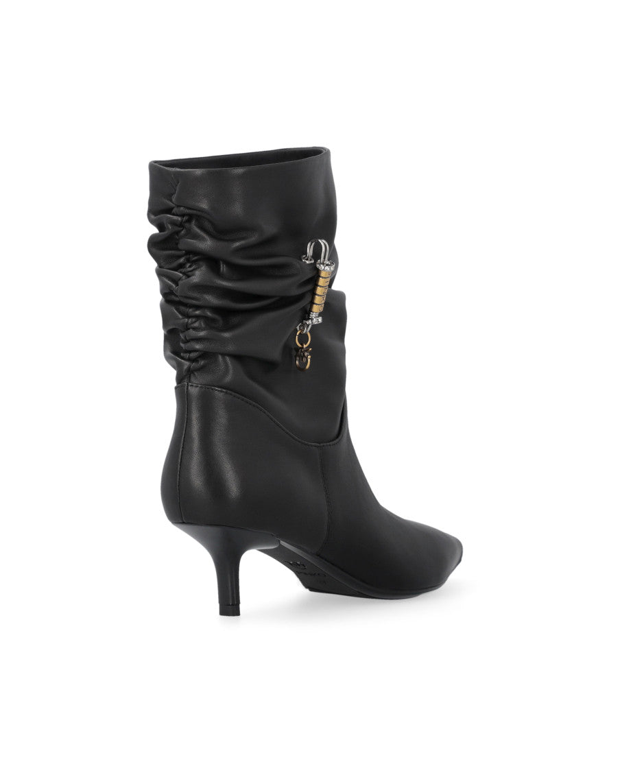 Black Logo Boots 3