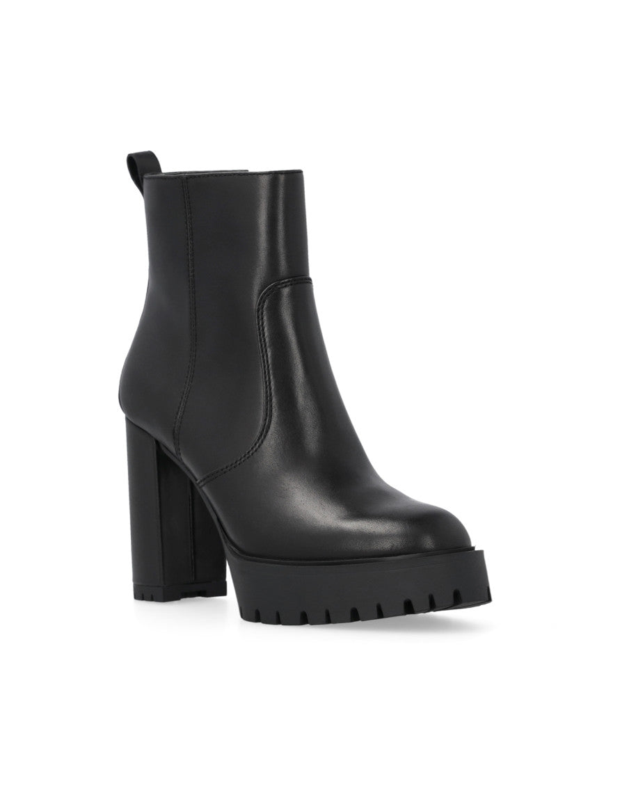 Black Zipper Boots 2