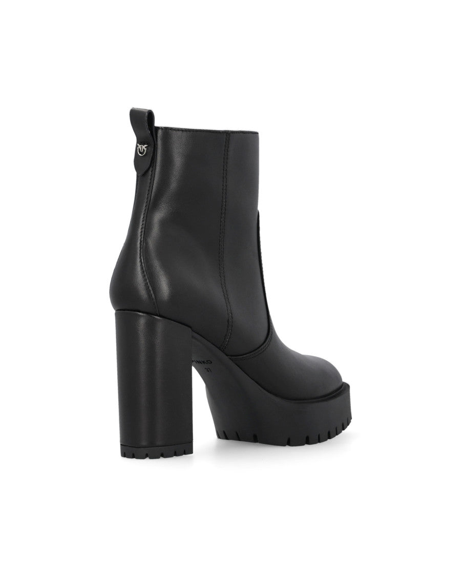 Black Zipper Boots 3