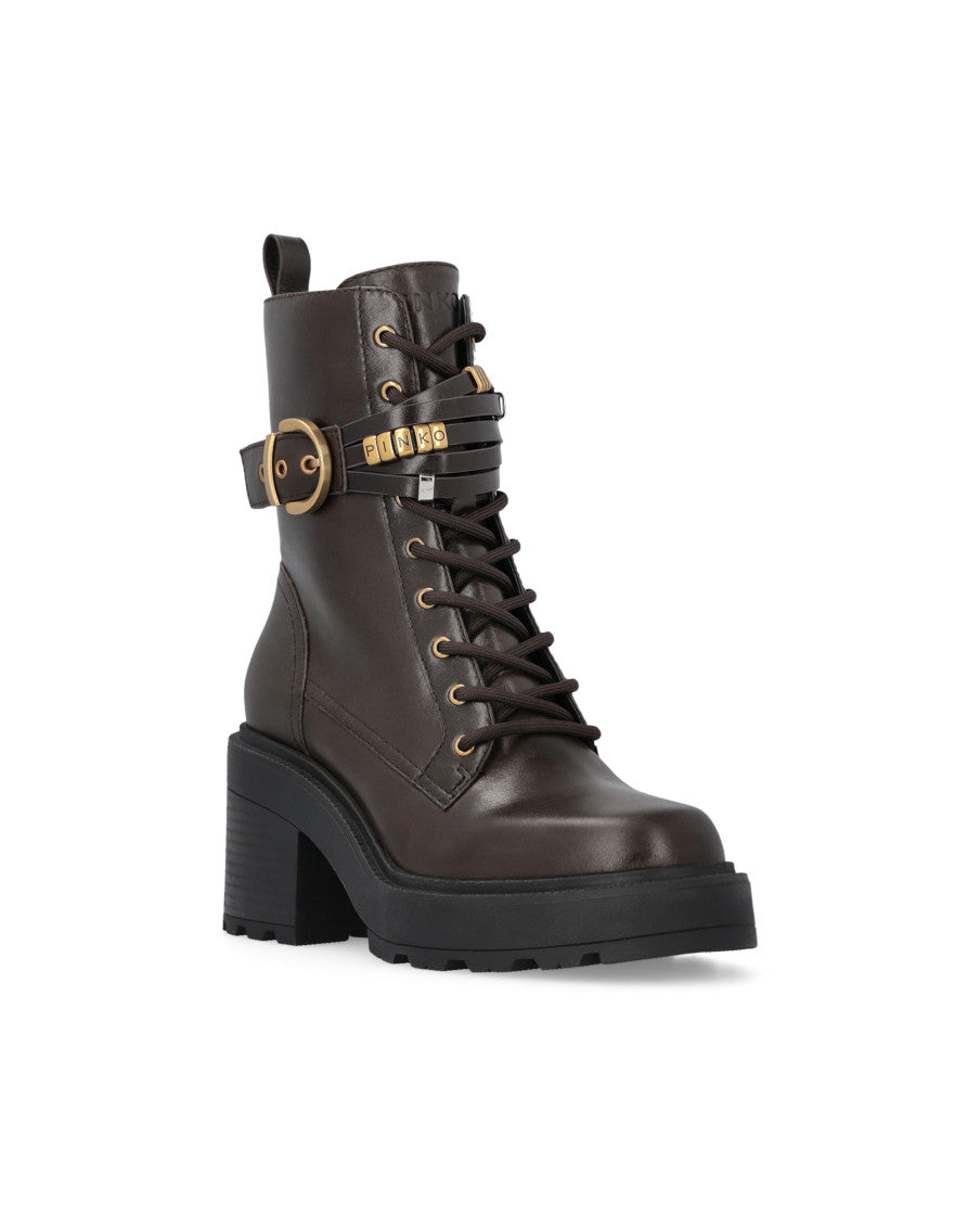 Brown Logo Boots 2