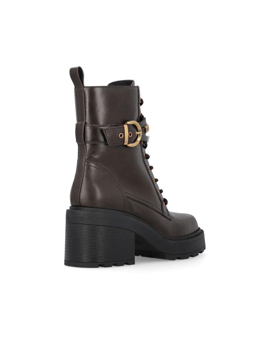 Brown Logo Boots 3