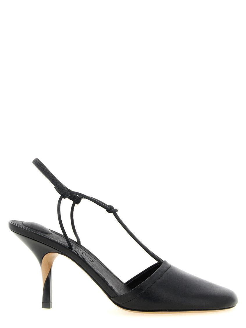 Black Slingback Pumps 1