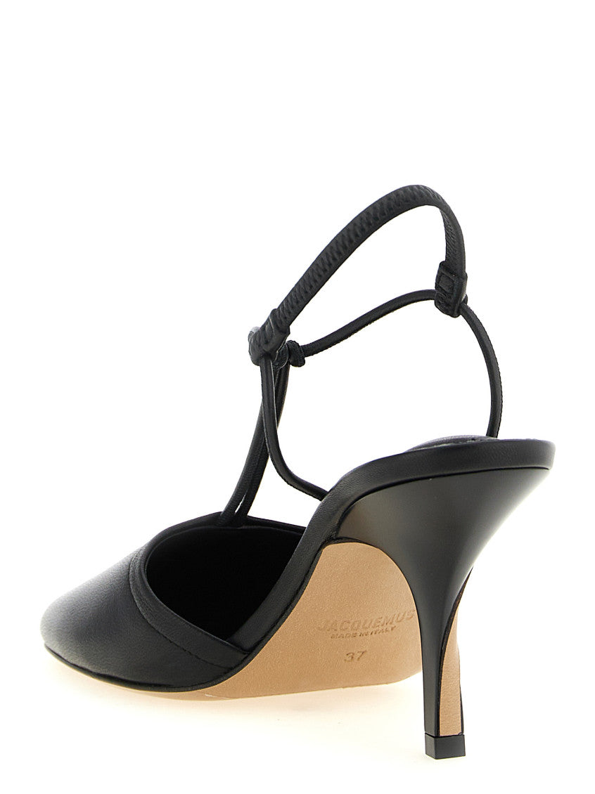 Black Slingback Pumps 3