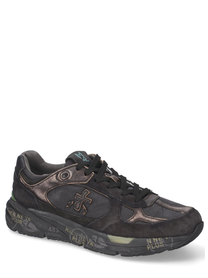 Black Lace Up Sneakers 2