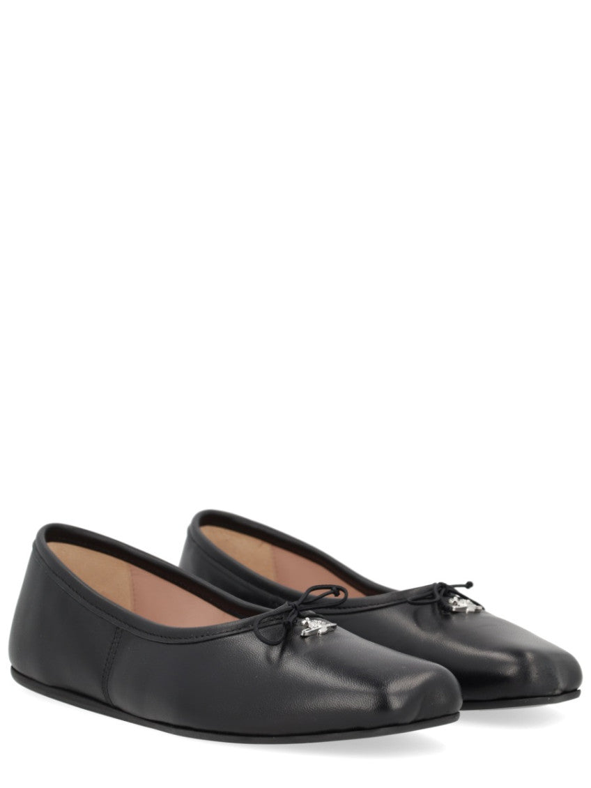 Black Bow Ballet Flats 2