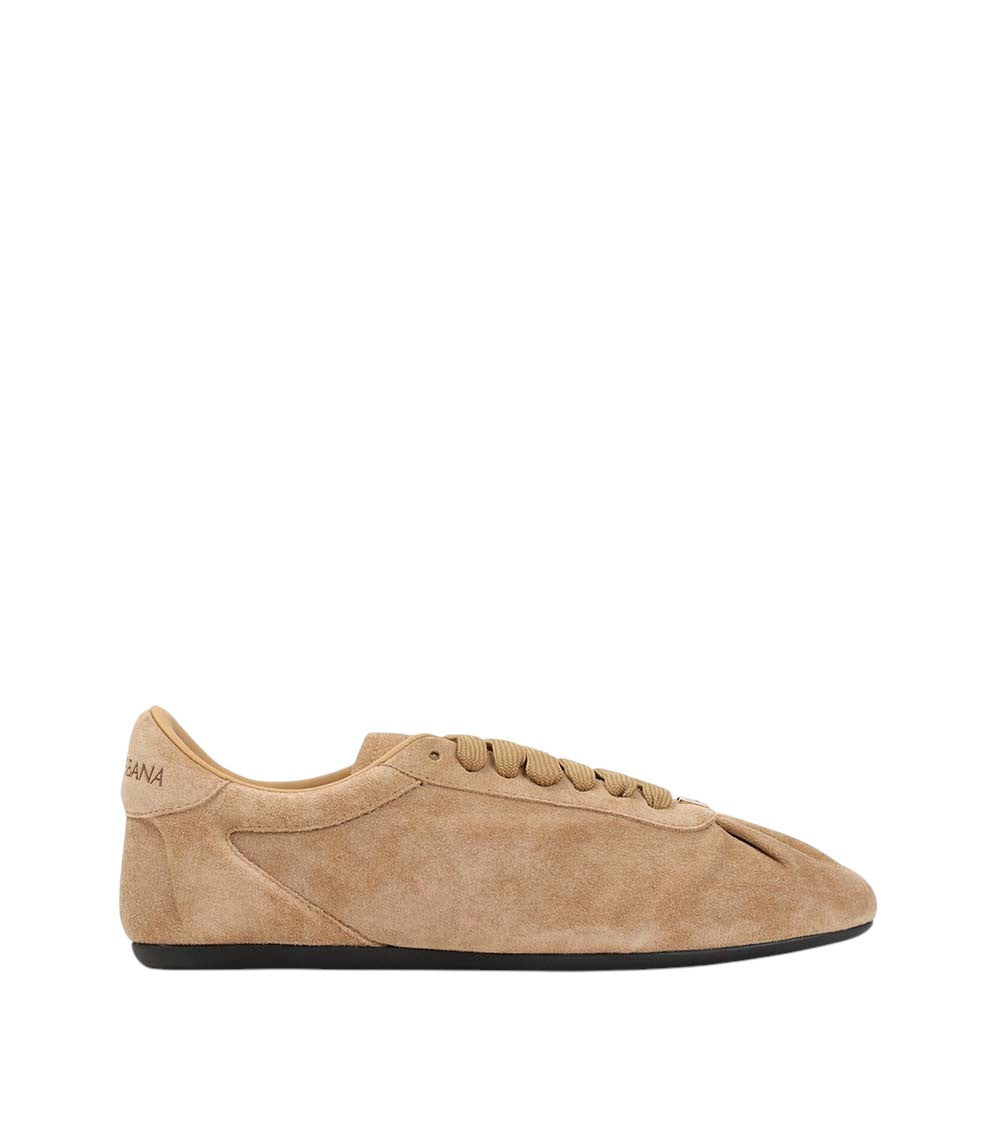 Beige Logo Sneakers 1